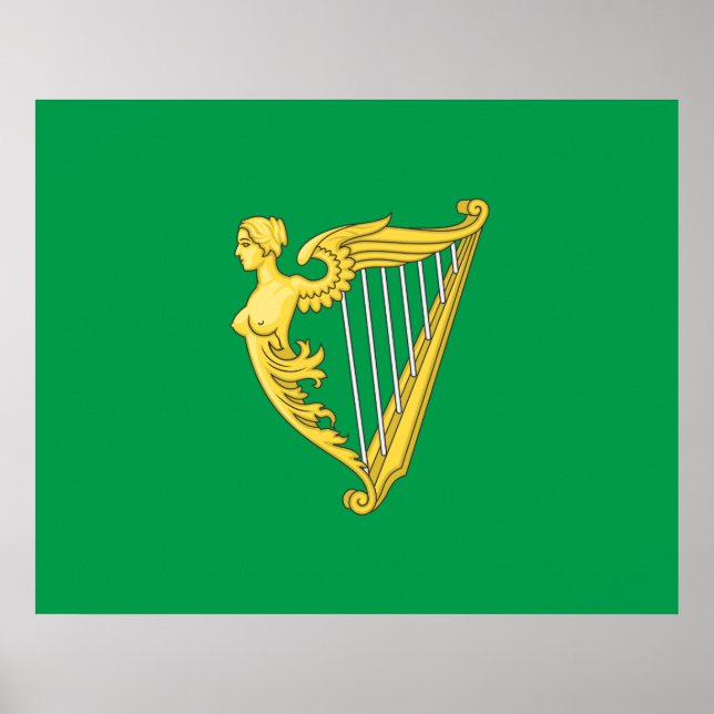 Affiche Drapeau républicain irlandais (Devant)