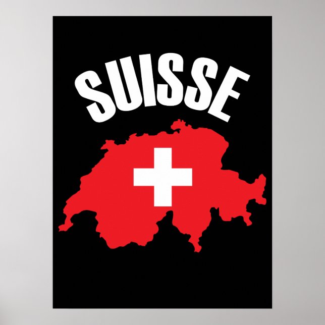 Affiche Drapeau suisse (Devant)
