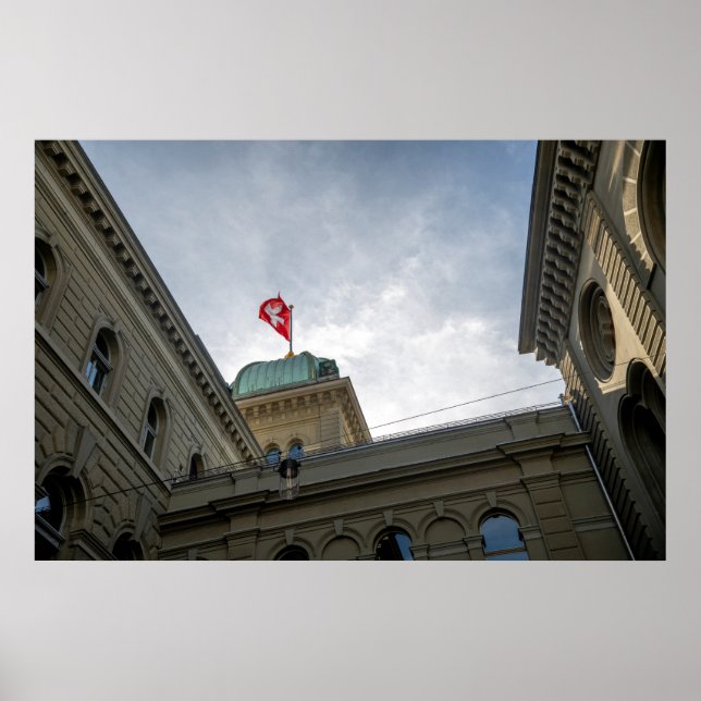 Affiche Drapeau suisse (Devant)