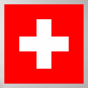Affiche Drapeau Suisse (Suisse)
