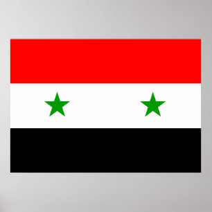 Affiche Drapeau Syrie
