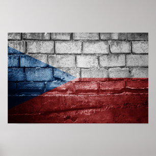 Affiche Drapeau tchèque