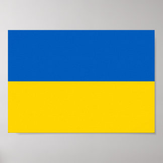 Affiche Drapeau Ukraine