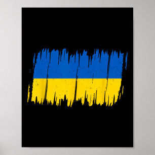 Affiche Drapeau Ukraine Drapeau National Kiev Ukrainien Ky