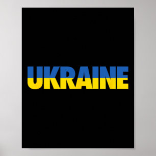 Affiche Drapeau ukrainien patrimoine vintage 4