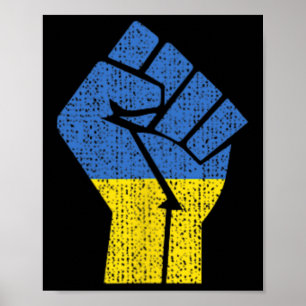 Affiche Drapeau ukrainien Ukraine pour hommes femmes enfan
