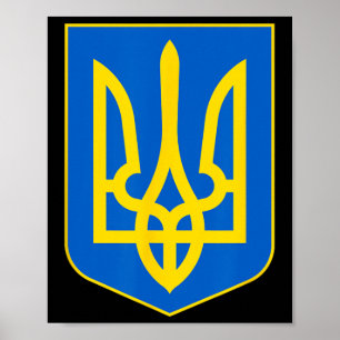 Affiche Drapeau ukrainien vintage drapeau Ukraine 2