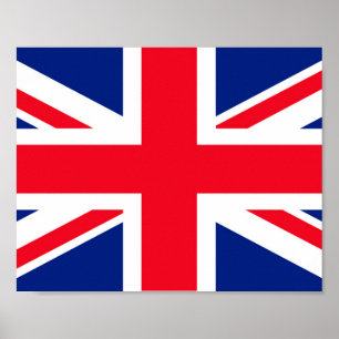Affiche Drapeau Union Jack du Royaume-Uni
