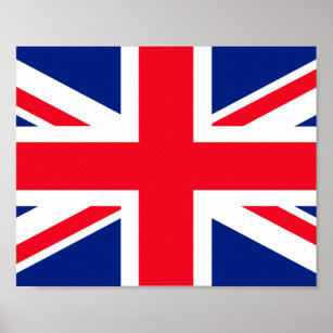 Affiche Drapeau Union Jack du Royaume-Uni