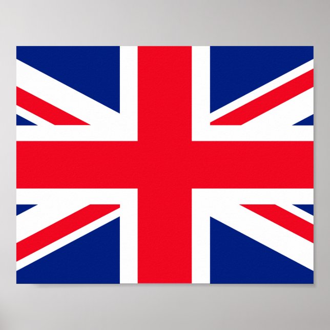 Affiche Drapeau Union Jack du Royaume-Uni (Devant)