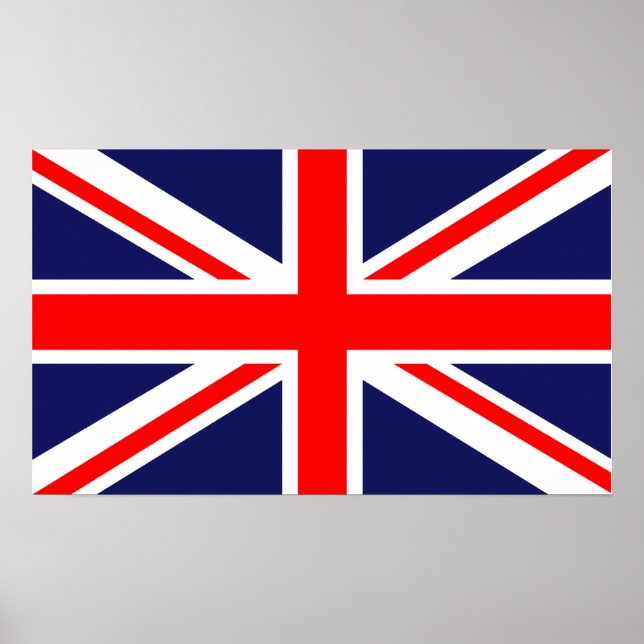 Affiche Drapeau Union Jack - UK (Devant)