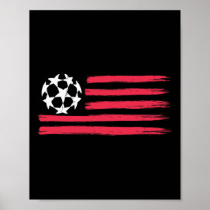 Affiche Drapeau Usa Football Ll Cool Équipement Hommes Fem