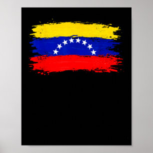 Affiche Drapeau Venezuela 2026 Libre Paix