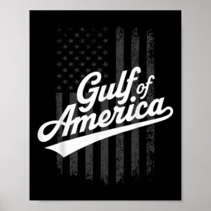 Affiche Drapeau Vintage Des États-Unis D'Amérique