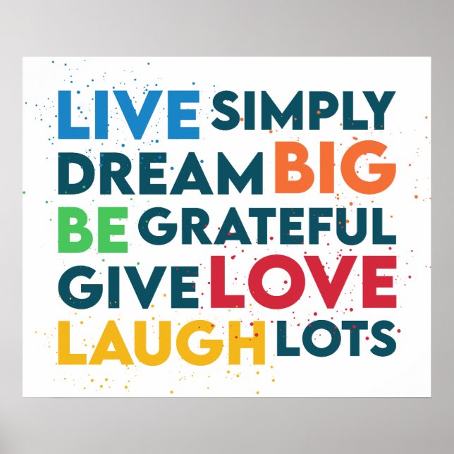 Affiche Dream Big (Devant)