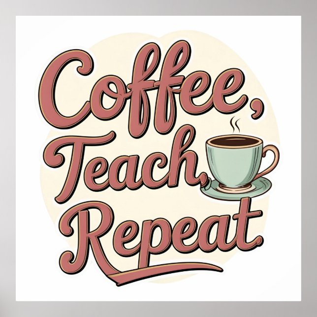 Affiche Dream Big Work Hard Motivational Retour à l'école (Devant)