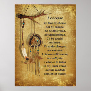 Affiche Dream-Catcher, "Je choisis" la motivation