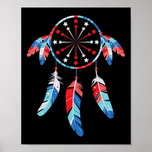 Affiche Dream Catcher Wind Chimes 4 juillet (Devant)