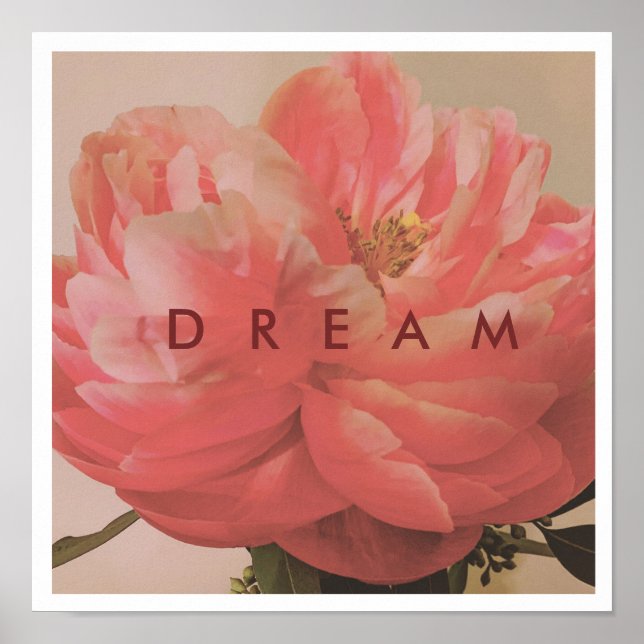Affiche Dream Floral (Devant)