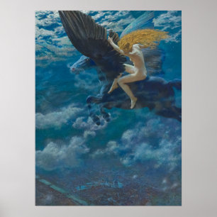 Affiche Dream Idyll (A Valkyrie) par Edward Robert Hughes