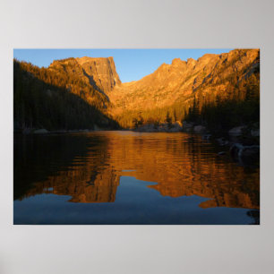 Affiche Dream Lake dans la lumière du lever du soleil I