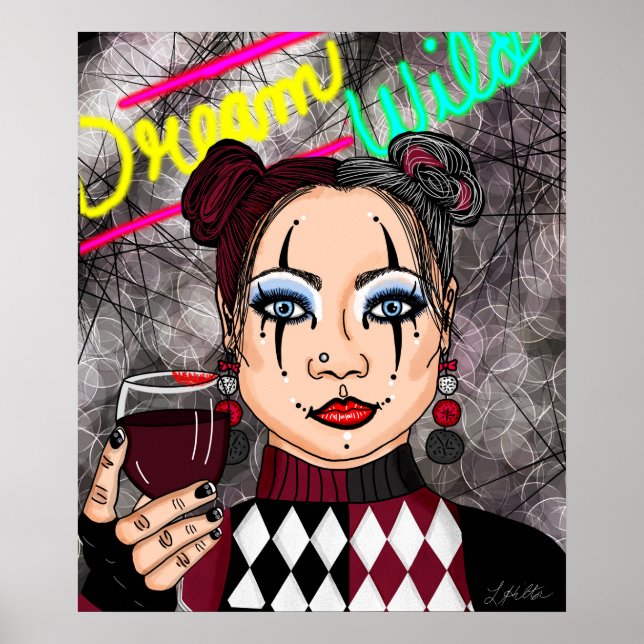 Affiche Dream Wild | Goth Lady (Devant)