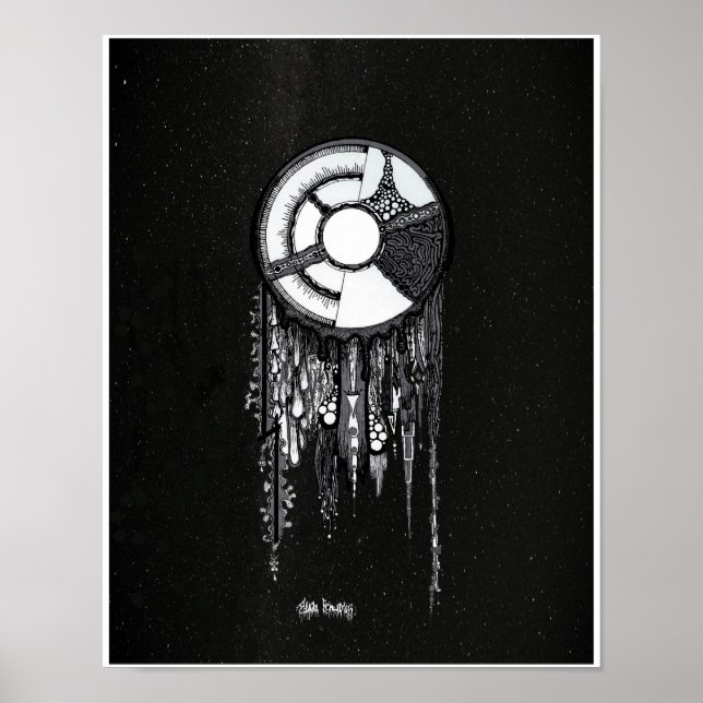 Affiche Dreamcatcher - Arrière - plan étoilé (Devant)