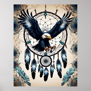 Affiche Dreamcatcher Native American