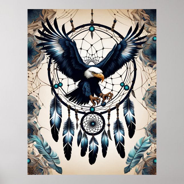 Affiche Dreamcatcher Native American (Devant)