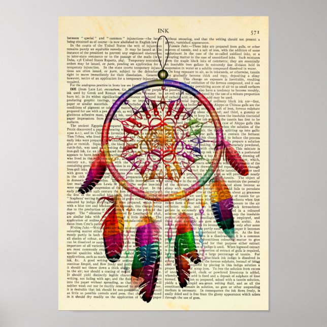 Affiche Dreamcatcher Native American Spiritual (Devant)