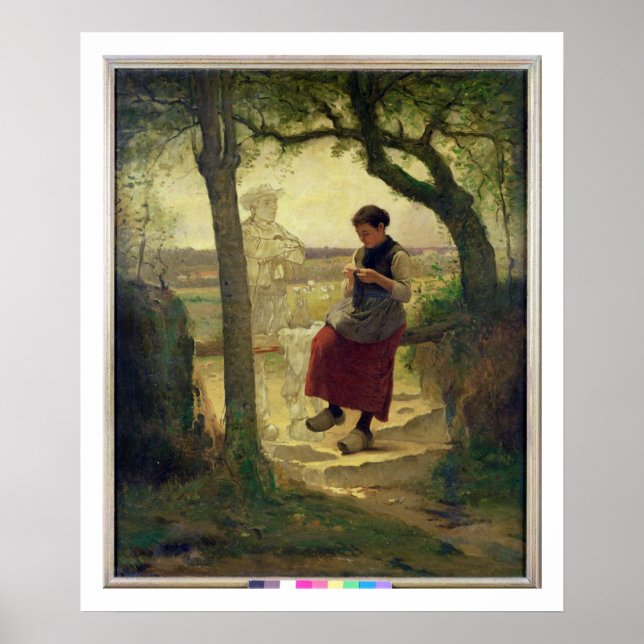 Affiche Dreaming of her Love, 1901 (Devant)
