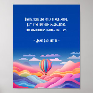 Affiche Dreamlike Balloon Adventure avec devis