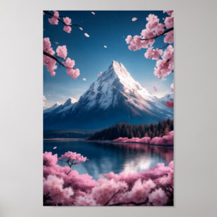 Affiche Dreamlike Serenity and Springtime Imaginaire