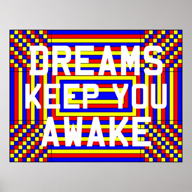 Affiche Dreams Keep You Awake (Devant)