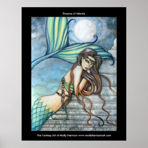 Affiche Dreams of Atlantis Mermaid