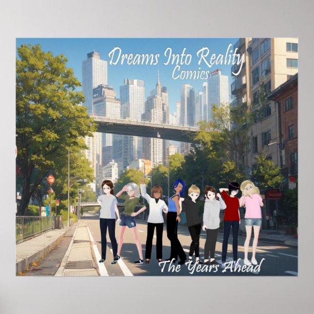 Affiche DreamsIntoRealityComics Les années à venir (Devant)