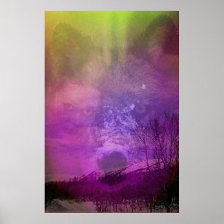 Affiche Dreamwolves Shaman portrait