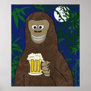 Affiche Drinkin Bigfoot
