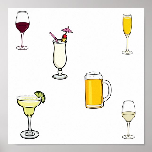 Affiche Drinks collection (Devant)