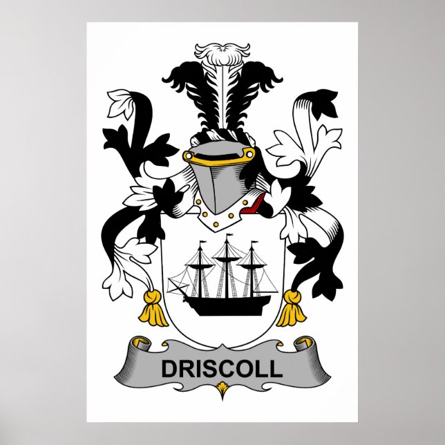Affiche Driscoll Family Crest (Devant)
