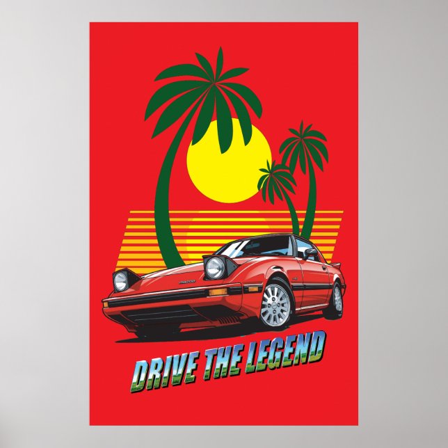 Affiche 'Drive the Legend' v02 (Devant)