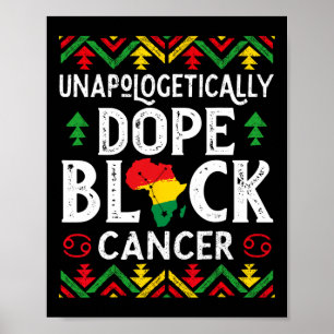 Affiche Drogue anti-apologétique Cancer noir Zodiac Signal