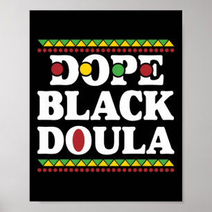 Affiche Drogue Black Doula Afrique Amérique Histoire Emplo