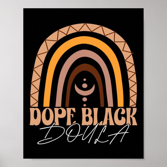 Affiche Drogue Black Doula Naissance d'une sage-femme afri (Devant)