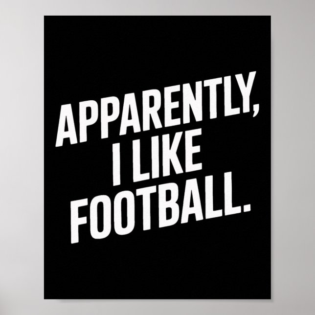 Affiche Drogué du Footll Apparemment j'aime Footll Amour d (Devant)