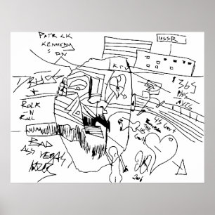 AFFICHE DROGUES ET ROCK N ROLL