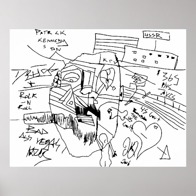 AFFICHE DROGUES ET ROCK N ROLL (Devant)