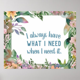 Affiche Droit de soumission inspirationnel de l'attraction