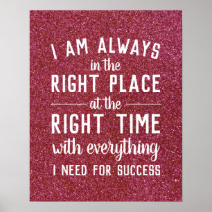 Affiche Droit de soumission inspirationnel de l'attraction