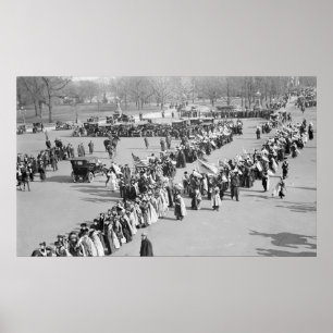 Affiche Droit de vote Mars 1916